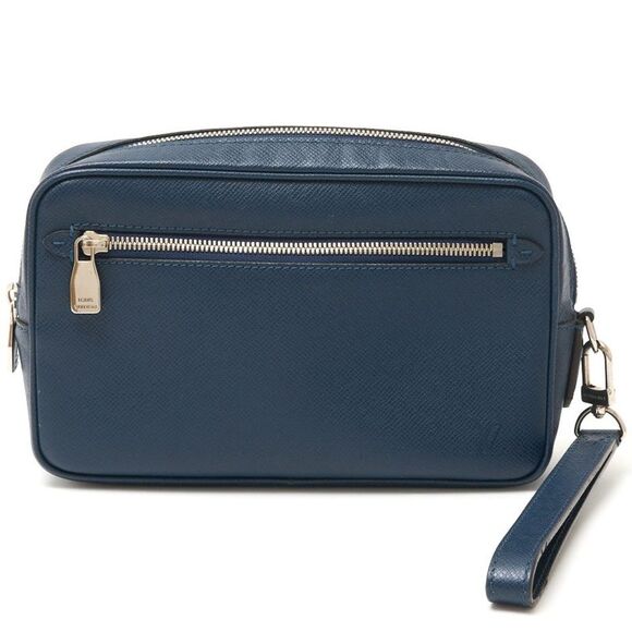 Louis Vuitton Taiga Leather Pochette Kasai Clutch - Picture 1 of 6